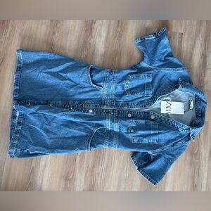 ZARA DENIM DRESS NEVER WORN
